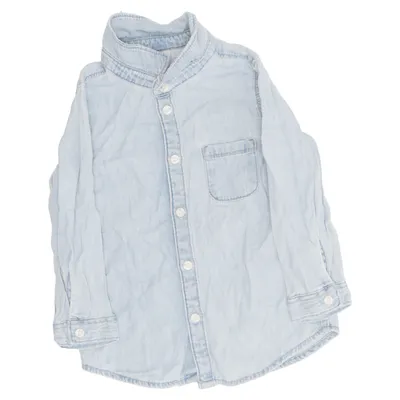 Denim shirt (Blue) from H&M Cotton
