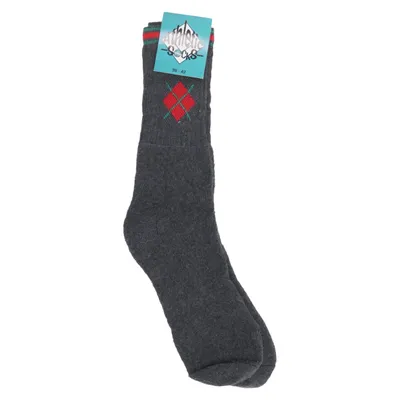Chaussettes (Gris, Multicolore) de Athletic Coton, Polyester