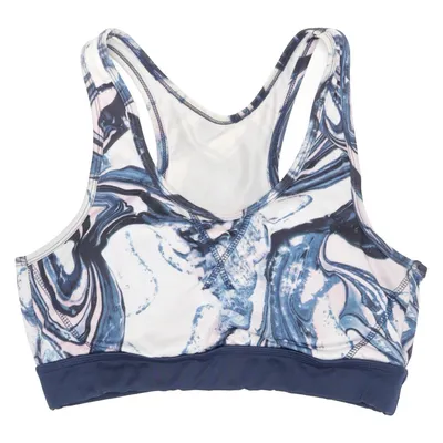 Sport-bh (Blauw, Wit, Meerkleurig) van Sophia Thiel Elastaan, Polyester