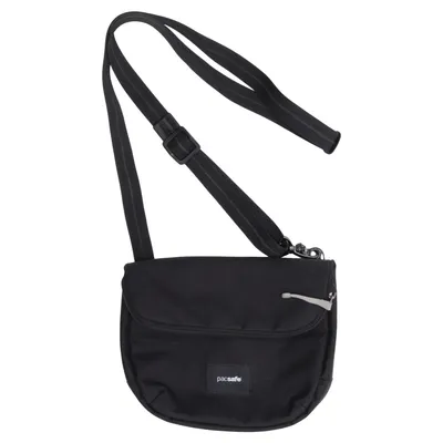 Skuldertaske (Sort) fra Pacsafe Genanvendt polyester