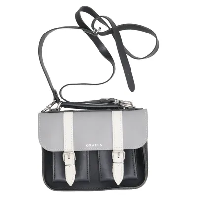 Shoulder-bag (Black, Gray, White) from Grafea