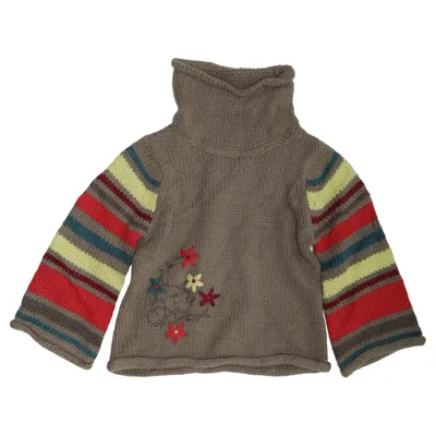 Turtleneck (Beige, Flerfarvet) fra Lisa Rose Akryl
