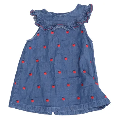 Robe en jean (Bleu, Rouge) de Cadet Rousselle