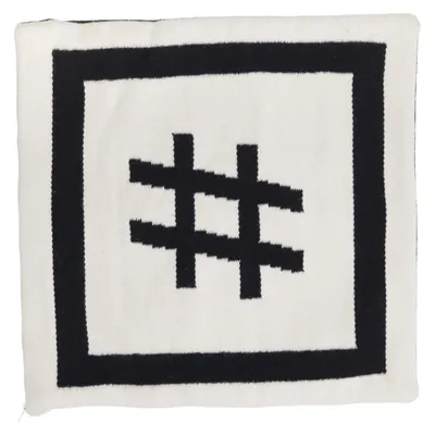 Sierkussen (Zwart, Wit) van Jonathan Adler