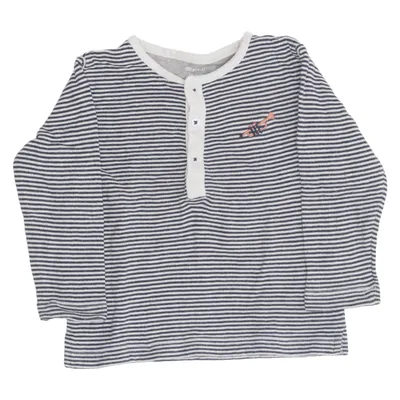 T-shirt manches longues (Bleu, Blanc) de Bout'chou