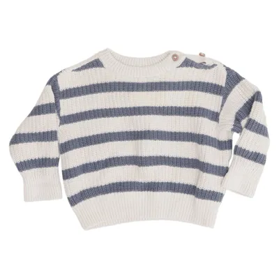 Tröja (Beige, Blå) från Hema Ekologisk bomull