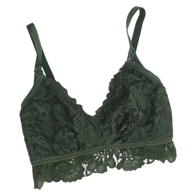 Bralette (Groen) van Hunkemöller Katoen, Elastaan, Polyamide
