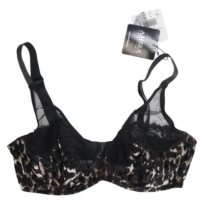 Bra (Black, Beige) from Ambra Elastane, Polyamide, Polyester