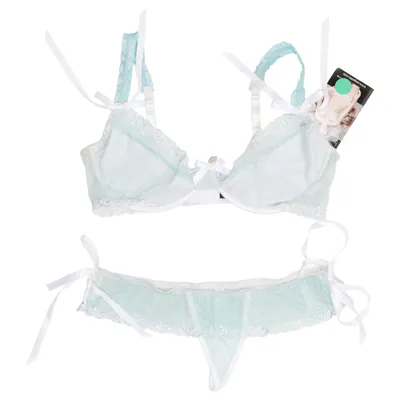 Ensemble de sous-vêtements (Bleu) de Coquette