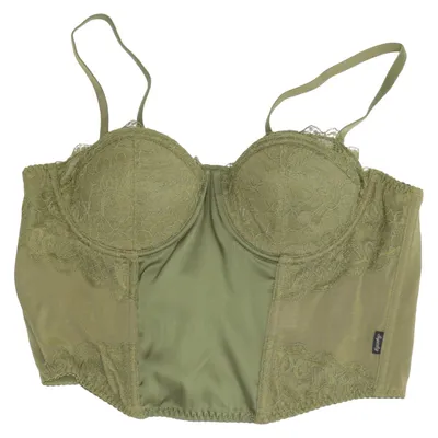 Bustier (Groen) van Superdry Elastaan, Polyamide, Polyester