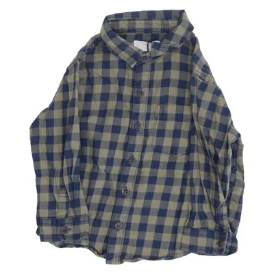 Flannel shirt (Blue, Green) from Mango