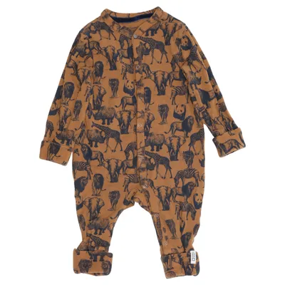 Rompers (Brown) from Tumble 'N Dry Elastane, Organic cotton