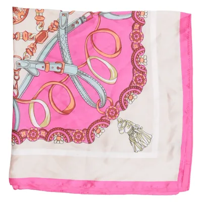 Scarf (Rosa, Beige, Flerfärgad) Polyester