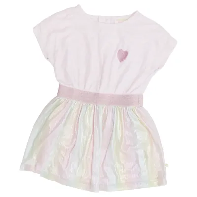 Kjole (Pink, Flerfarvet) fra Someone Bomuld, Elastan, Polyester, Viscose