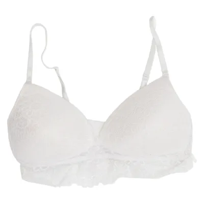 Bralette (White) from Secret Possessions Elastane, Polyamide, Polyester