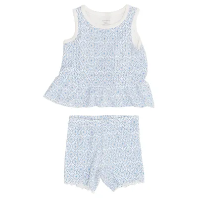 Set (Blue, White) from Carter's Cotton, Elastane, Polyester