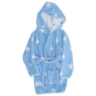 Badjas (Blauw, Wit) van Vertbaudet Katoen