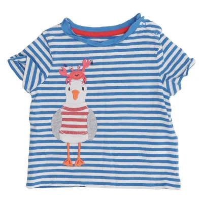 T-shirt (Blauw, Wit) van Baby Boden Katoen