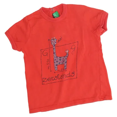 T-shirt (Red) from United Colors of Benetton Cotton