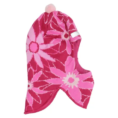Balaklava (Pink, Multicolored) from Lassie Acrylic, Cotton, Elastane, Wool