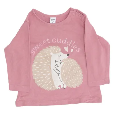Long sleeve T-shirt (Pink) from Dopo Dopo Baby Cotton