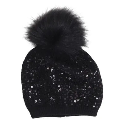 Pompon muts (Zwart) van Style Breaker Acryl