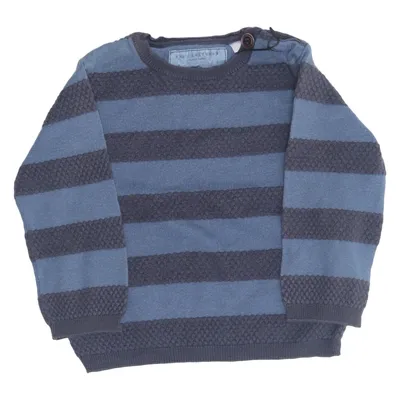 Pull-over (Bleu) de Zara Knitwear Acrylique, Coton