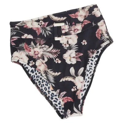 Bikini bottom (Black, Multicolored) from Watercult Elastane, Polyamide