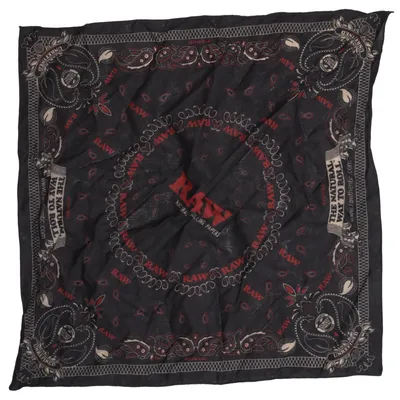 Handkerchief (Black, Red) from Raw