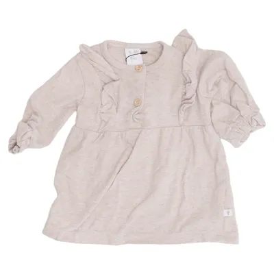 Jurk (Beige) van Klein Katoen, Elastaan