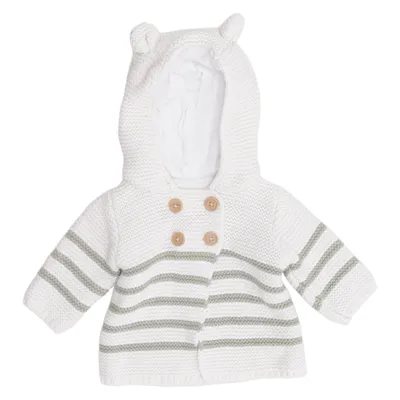 Cardigan (White, Green) from Primark Baby Cotton