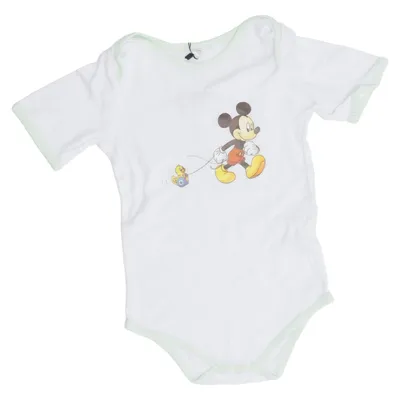 Body (Vit, Flerfärgad) från Disney Baby Ekologisk bomull