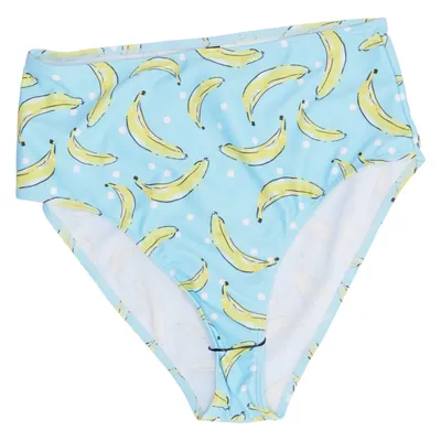 Bikini broekje (Blauw, Geel, Wit) van AvidLove Polyamide, Polyester