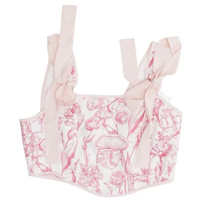 Bustier (Vit, Röd) från Cider Polyester