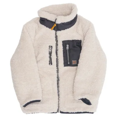 Fleece jas (Beige, Zwart) van Reserved