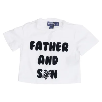 T-shirt (Wit, Zwart) van Vilebrequin Katoen