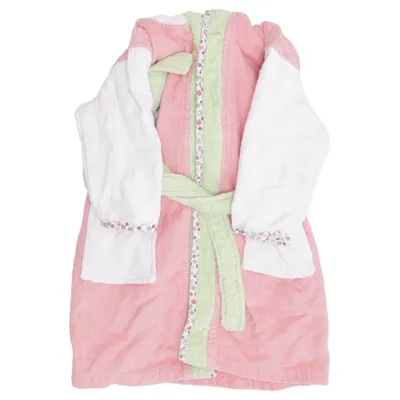 Bathrobe (Pink, White, Green) from Sterntaler Cotton