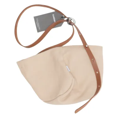 Canvas bag (Beige, Brown) from Sandqvist Cotton, Leather