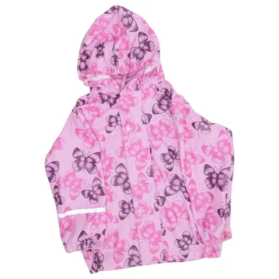 Rain jacket (Pink, Purple) from Caretec Polyester, Polyurethane