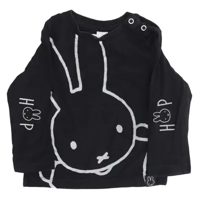 Lange mouwen shirt (Zwart) van Nijntje Miffy Katoen