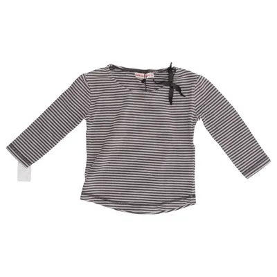 T-shirt à manches longues (Gris, Noir) de Imps & Elfs Élasthane, Coton biologique