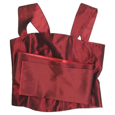 Corset (Red) from Anna & Anna Polyester, Viscose
