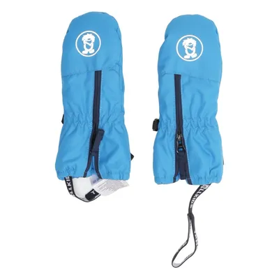 Mittens (Blue, Black) from Trollkids Polyester, Polyurethane