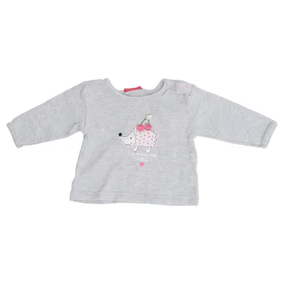 Long sleeve T-shirt (Gray) from Salt and Pepper Cotton