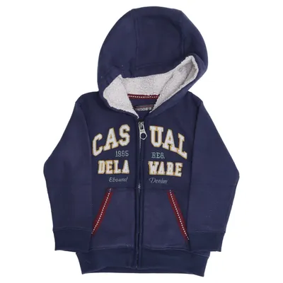 Hoodie (Blue, Multicolored) from E-Bound Elastane, Polyester