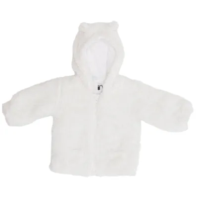 Fleecejakke (Hvid) fra Feetje Bomuld, Polyester