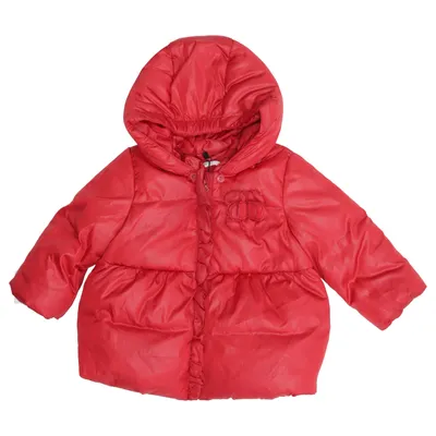 Winter jacket (Red) from Benetton Baby Cotton, Down, Feather, Polyester
