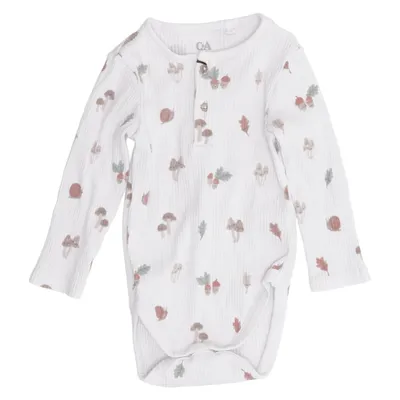 Romper (Wit, Meerkleurig) van Baby C&A Katoen, Elastaan