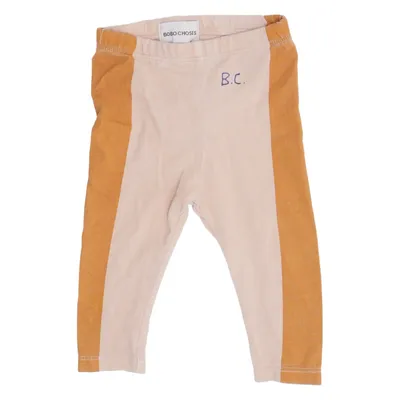 Leggings (Beige, Brown) from Bobo Choses Elastane, Organic cotton
