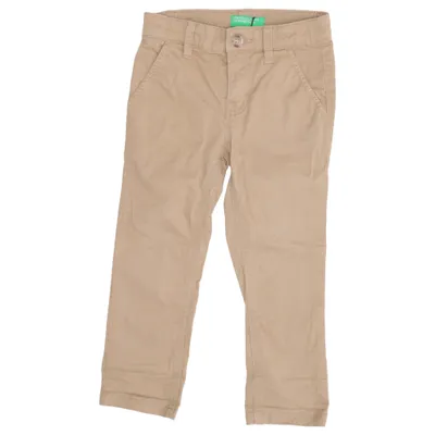 Chinos (Brown) from United Colors of Benetton Cotton, Elastane